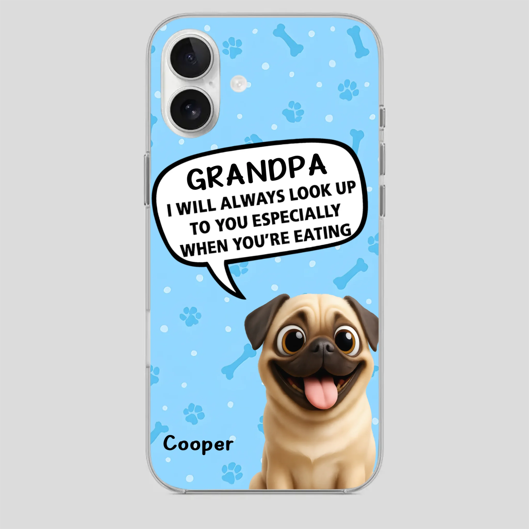 Personalized Pug Lover Phone Case – Dog Gift That Speaks From The Heart | 89Prints