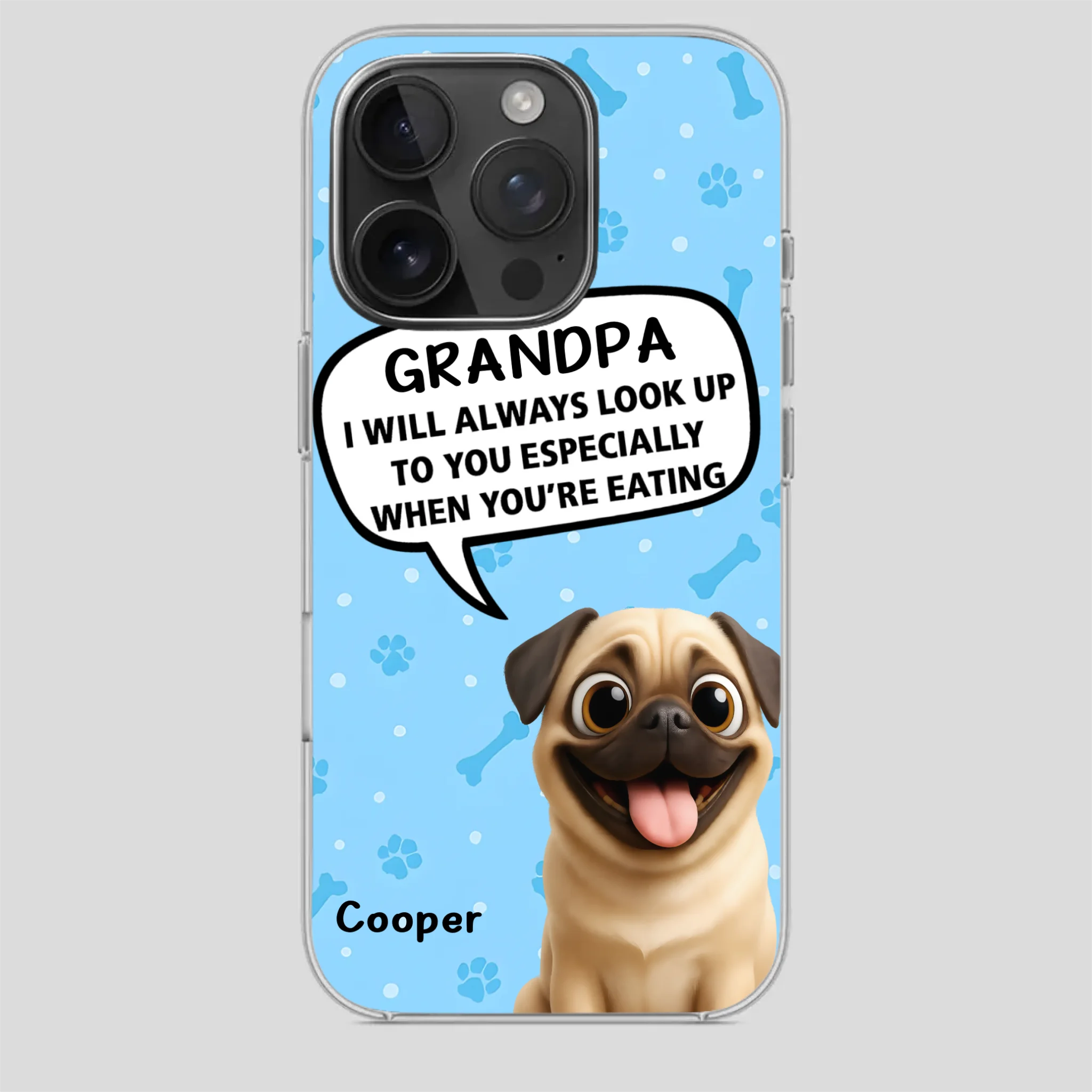 Personalized Pug Lover Phone Case – Dog Gift That Speaks From The Heart | 89Prints