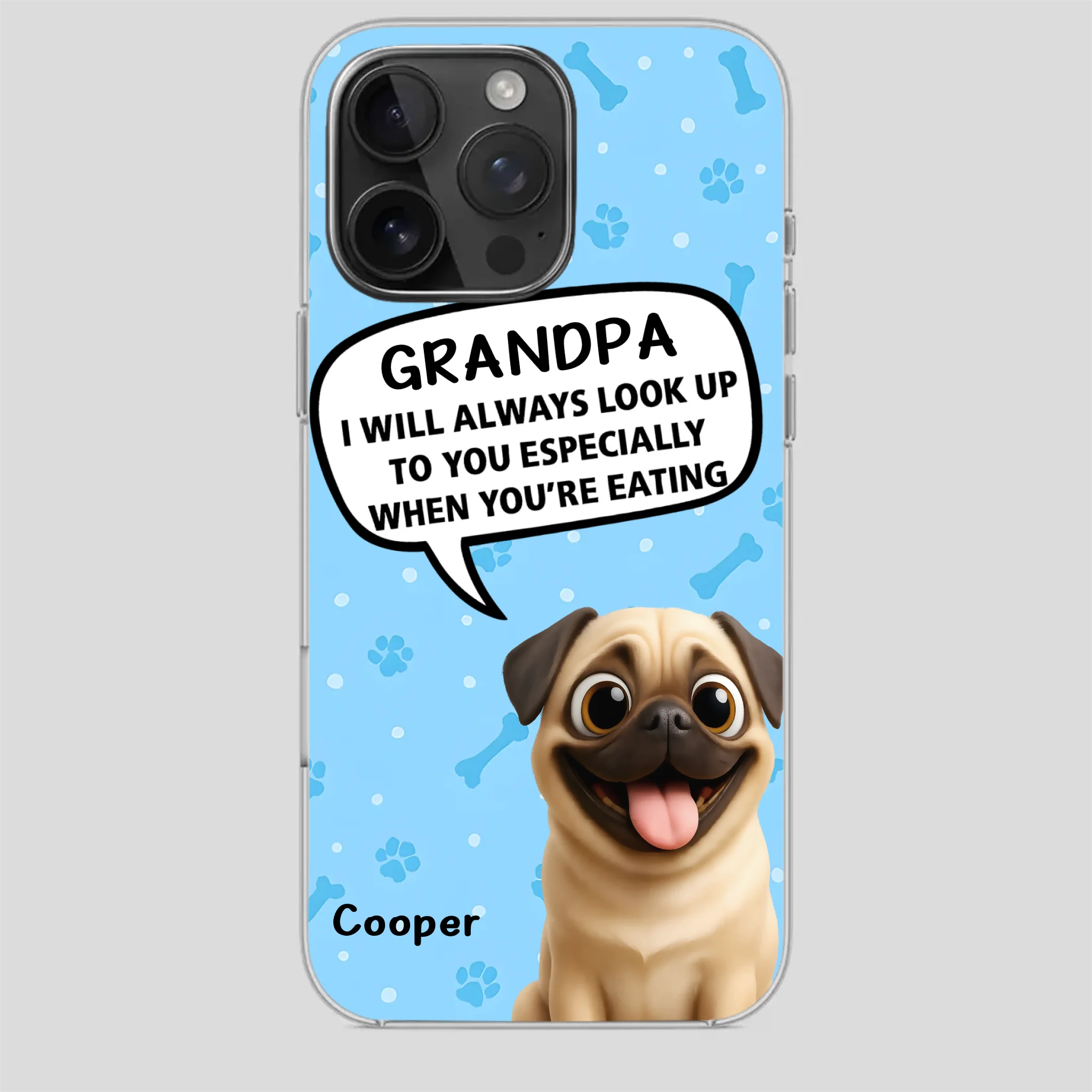 Personalized Pug Lover Phone Case – Dog Gift That Speaks From The Heart | 89Prints