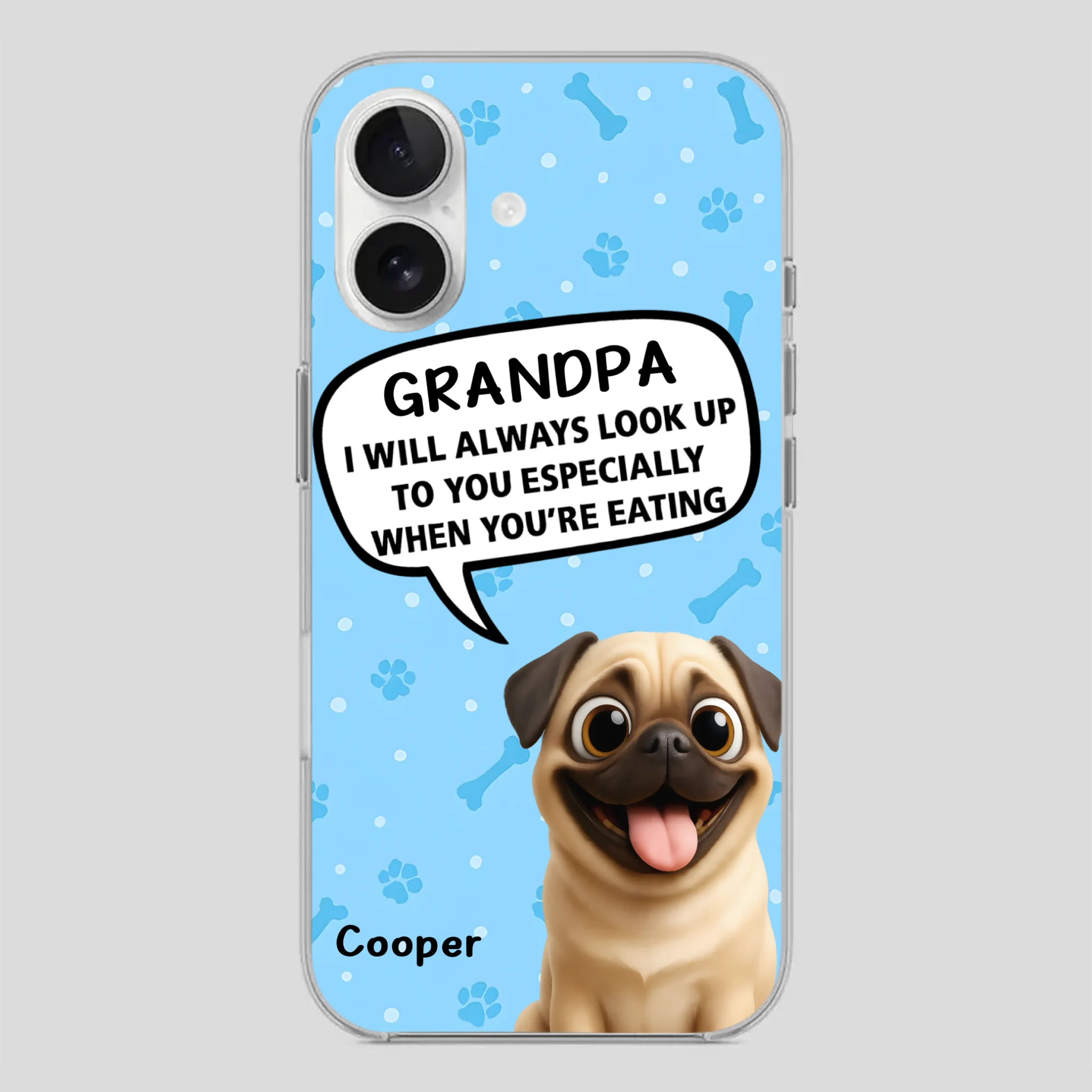 Personalized Pug Lover Phone Case – Dog Gift That Speaks From The Heart | 89Prints