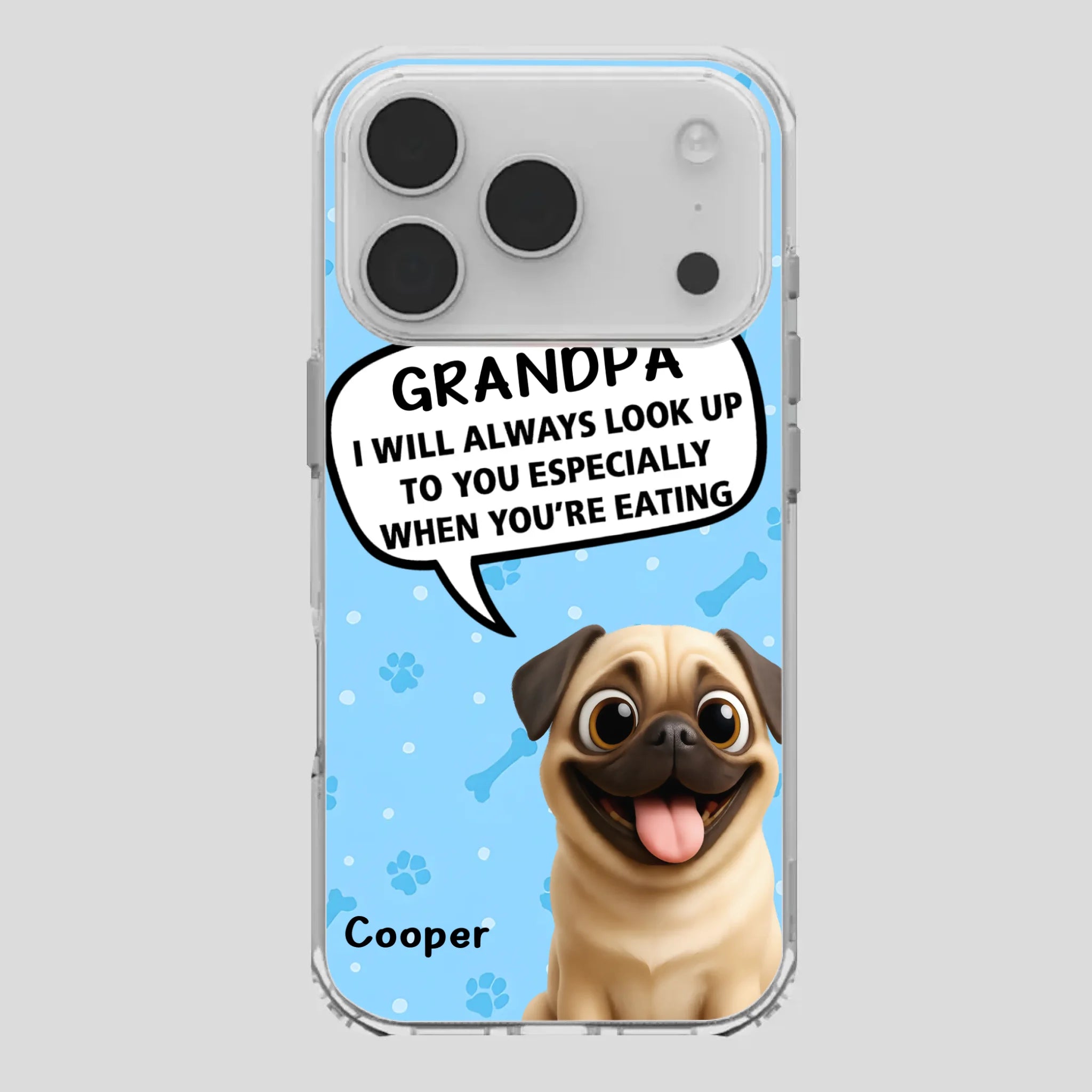 Personalized Pug Lover Phone Case – Dog Gift That Speaks From The Heart | 89Prints