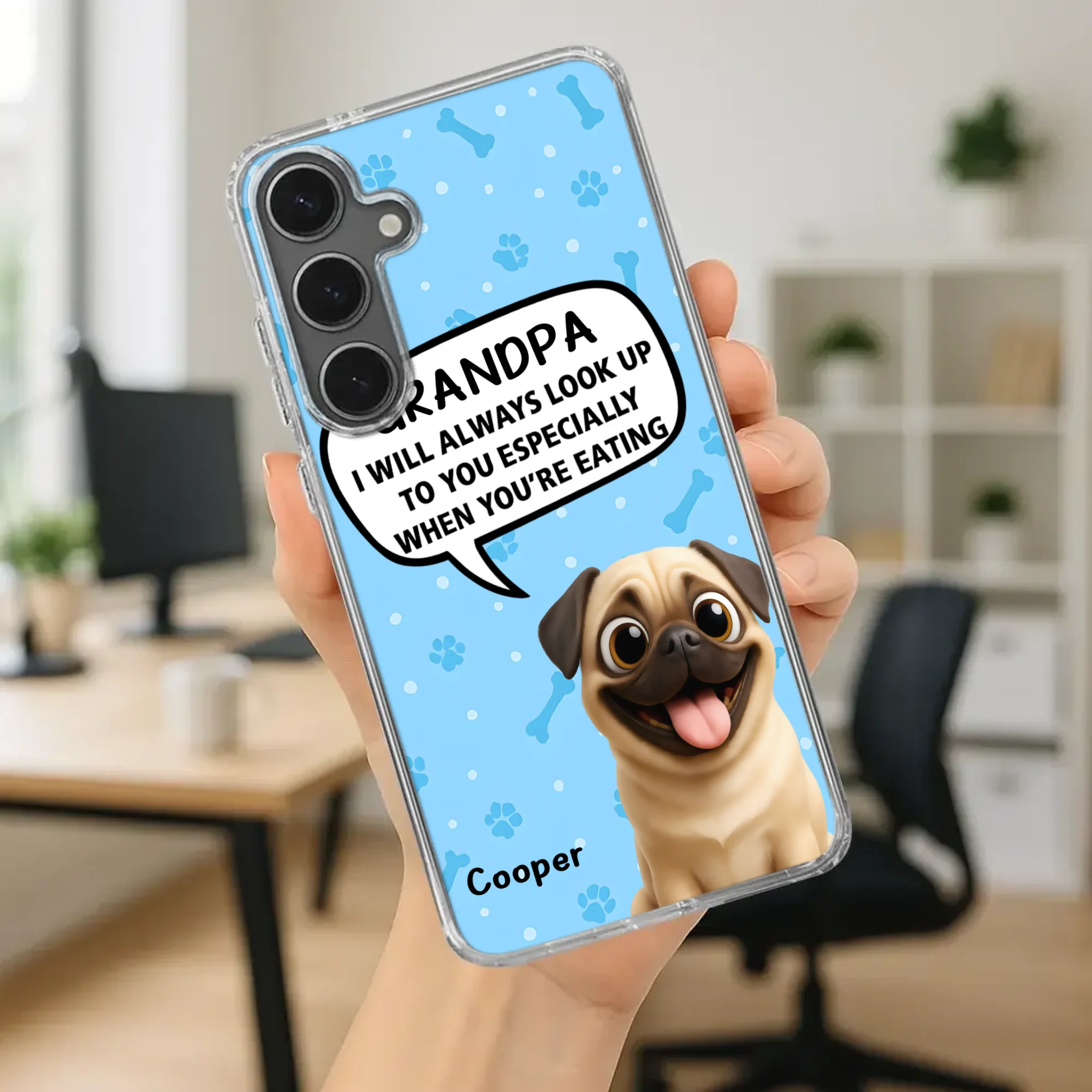 Personalized Pug Lover Phone Case – Dog Gift That Speaks From The Heart | 89Prints