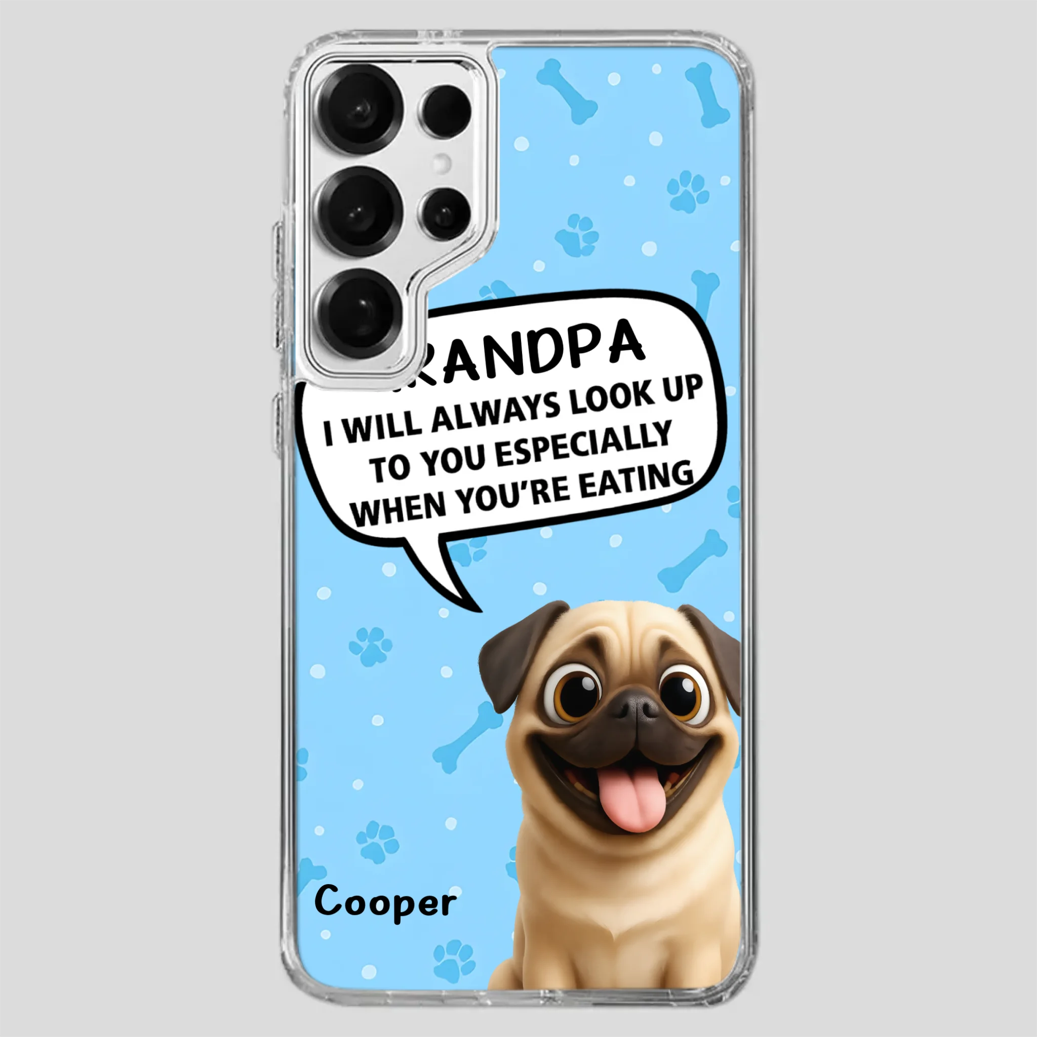 Personalized Pug Lover Phone Case – Dog Gift That Speaks From The Heart | 89Prints