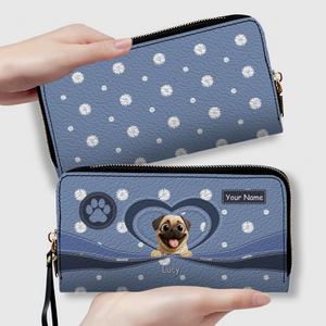 Personalized Pug Lover Wallet – Unique Dog Illustration Gift For Owners | 89Prints