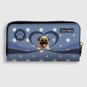 Personalized Pug Lover Wallet – Unique Dog Illustration Gift For Owners | 89Prints