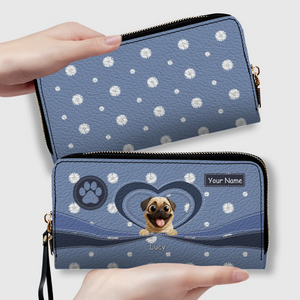 Personalized Pug Lover Wallet – Unique Dog Illustration Gift For Owners | 89Prints