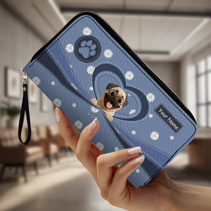 Personalized Pug Lover Wallet – Unique Dog Illustration Gift For Owners | 89Prints