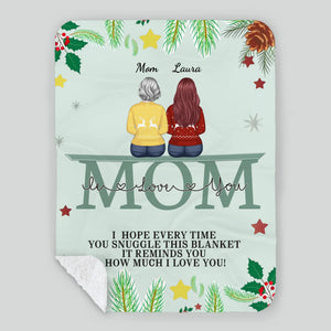 Personalized Memorial Blanket for Mom – Custom Name Tribute - 89Prints