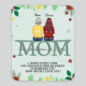 Personalized Memorial Blanket for Mom – Custom Name Tribute - 89Prints