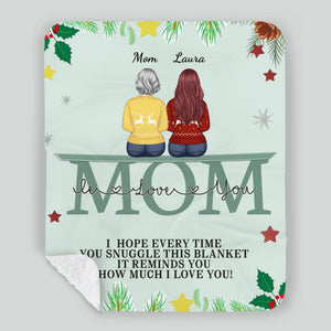 Personalized Memorial Blanket for Mom – Custom Name Tribute - 89Prints