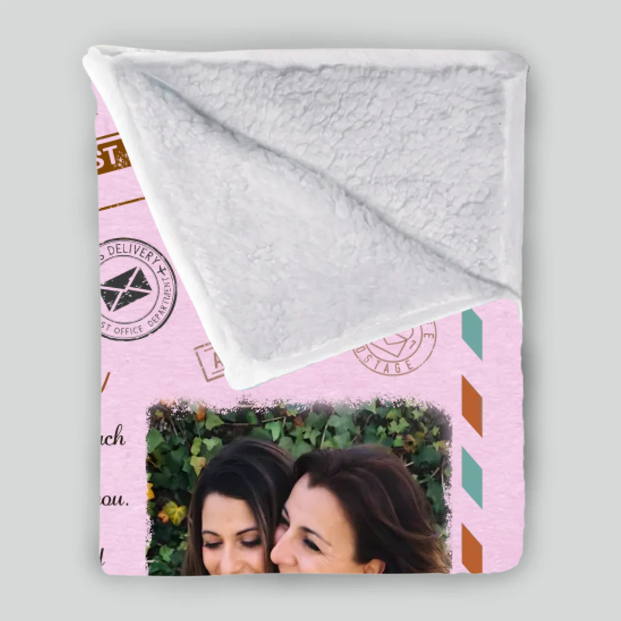 Personalized Memorial Blanket – My Sweetest Mom with Custom Photo & Name - 89Prints