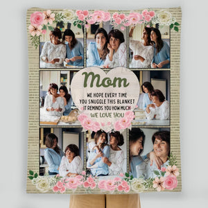 Personalized Memorial Blanket – In Loving Memory of Mom - 89Prints