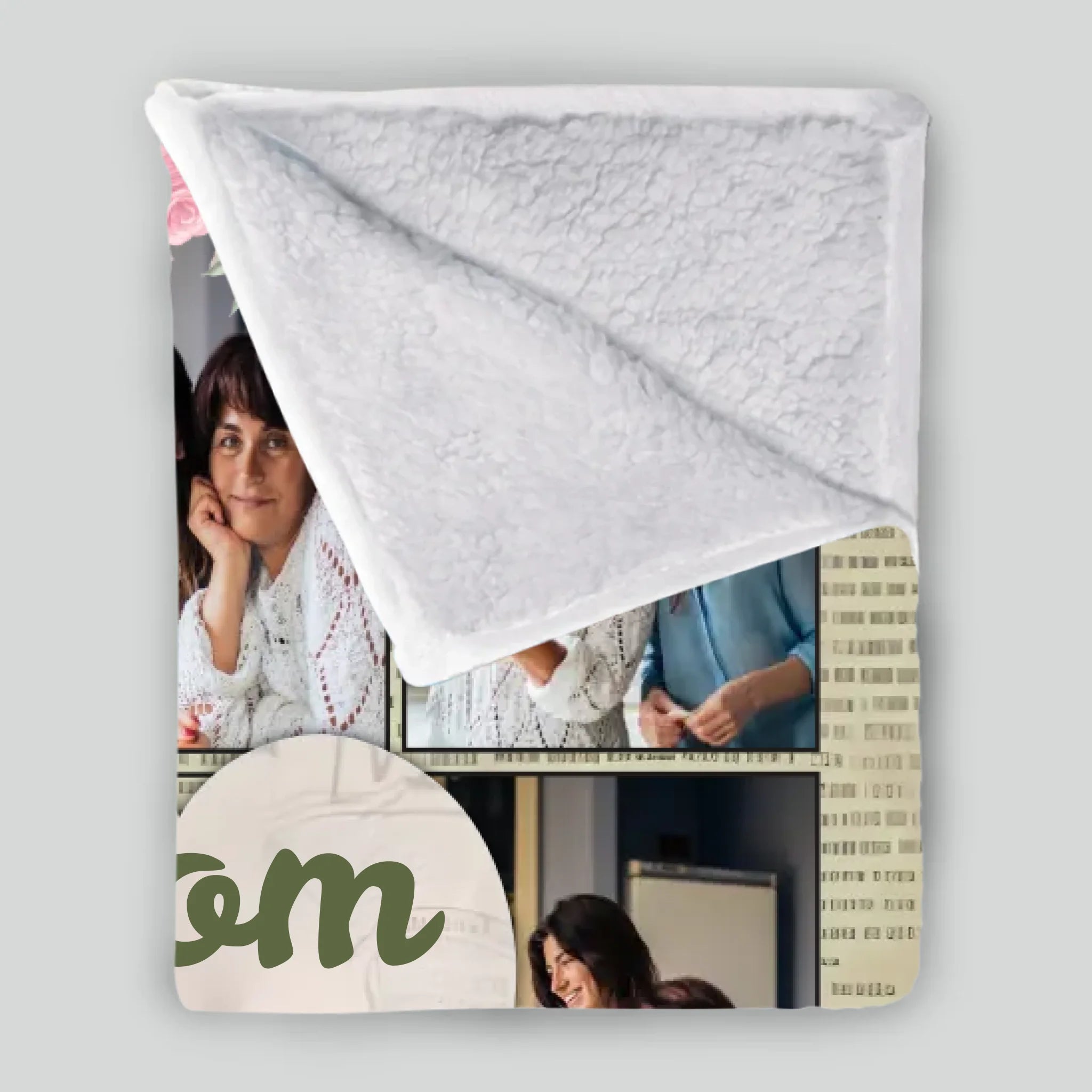 Personalized Memorial Blanket – In Loving Memory of Mom - 89Prints
