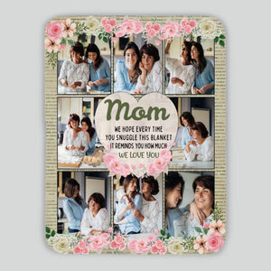 Personalized Memorial Blanket – In Loving Memory of Mom - 89Prints