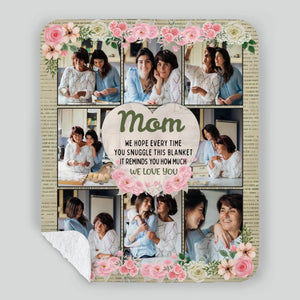 Personalized Memorial Blanket – In Loving Memory of Mom - 89Prints