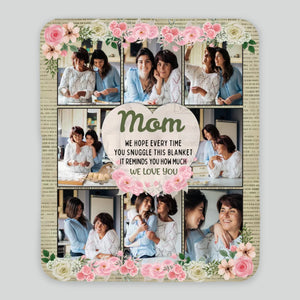Personalized Memorial Blanket – In Loving Memory of Mom - 89Prints