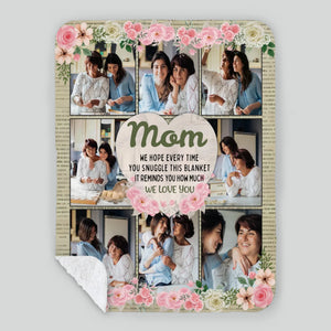 Personalized Memorial Blanket – In Loving Memory of Mom - 89Prints