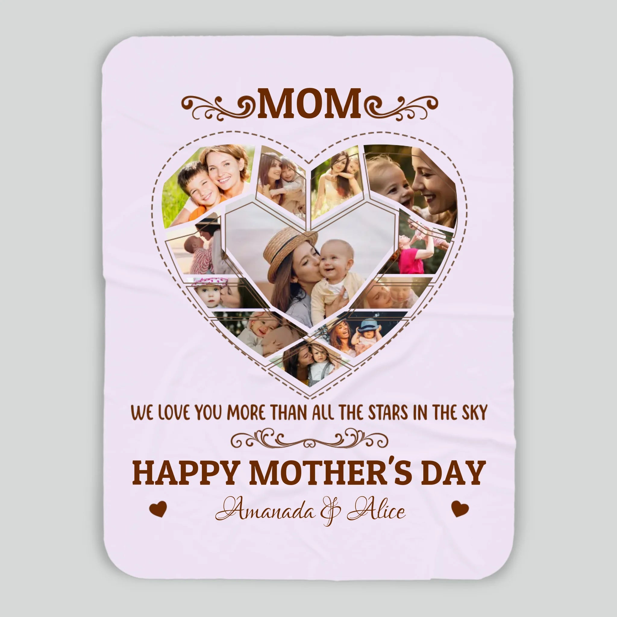 Personalized Blanket – A Warm Hug for Mom on Mother’s Day - 89Prints