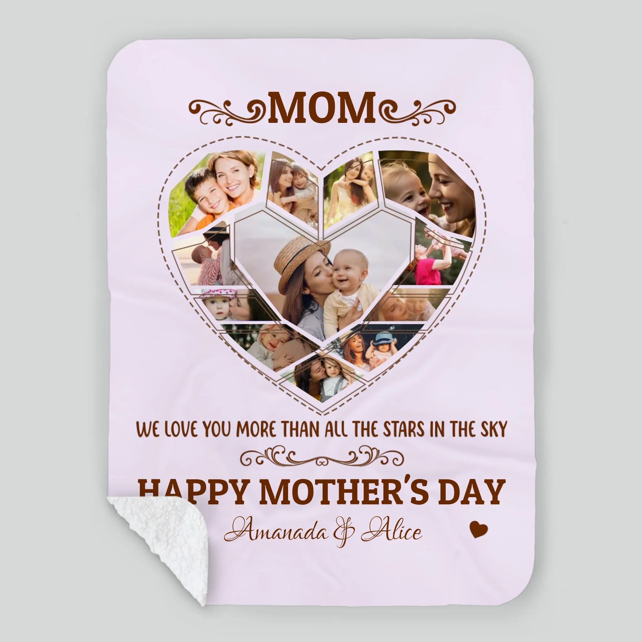 Personalized Blanket – A Warm Hug for Mom on Mother’s Day - 89Prints