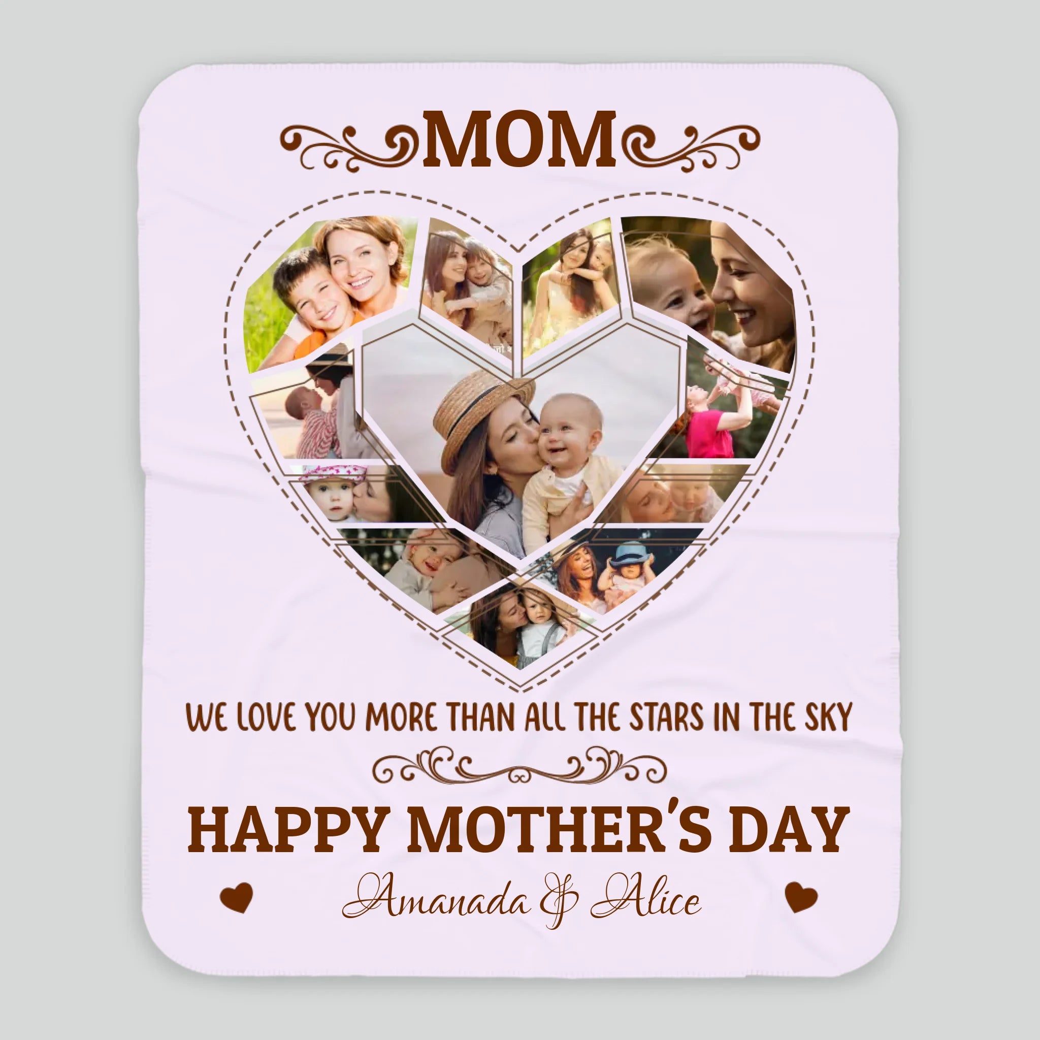 Personalized Blanket – A Warm Hug for Mom on Mother’s Day - 89Prints
