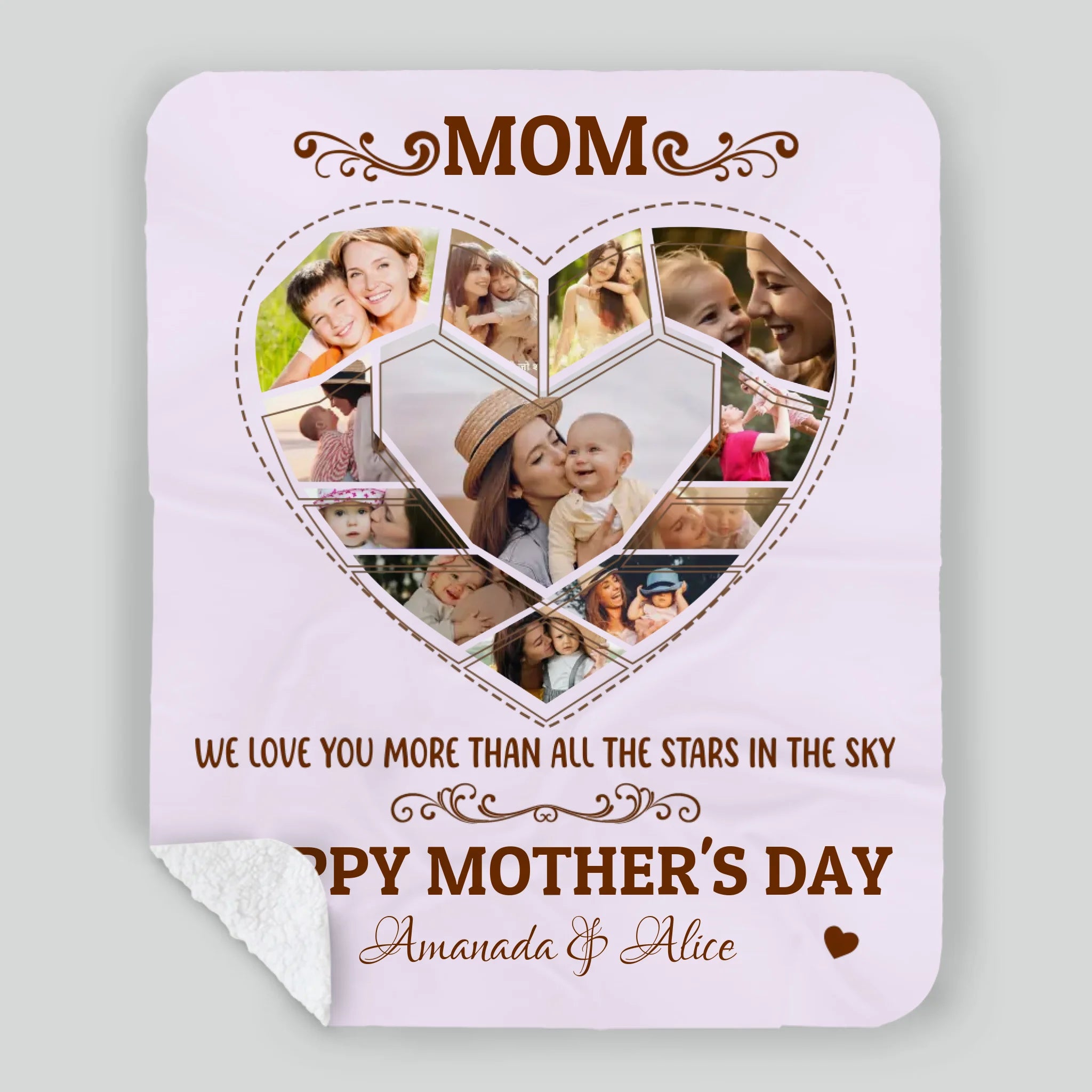 Personalized Blanket – A Warm Hug for Mom on Mother’s Day - 89Prints