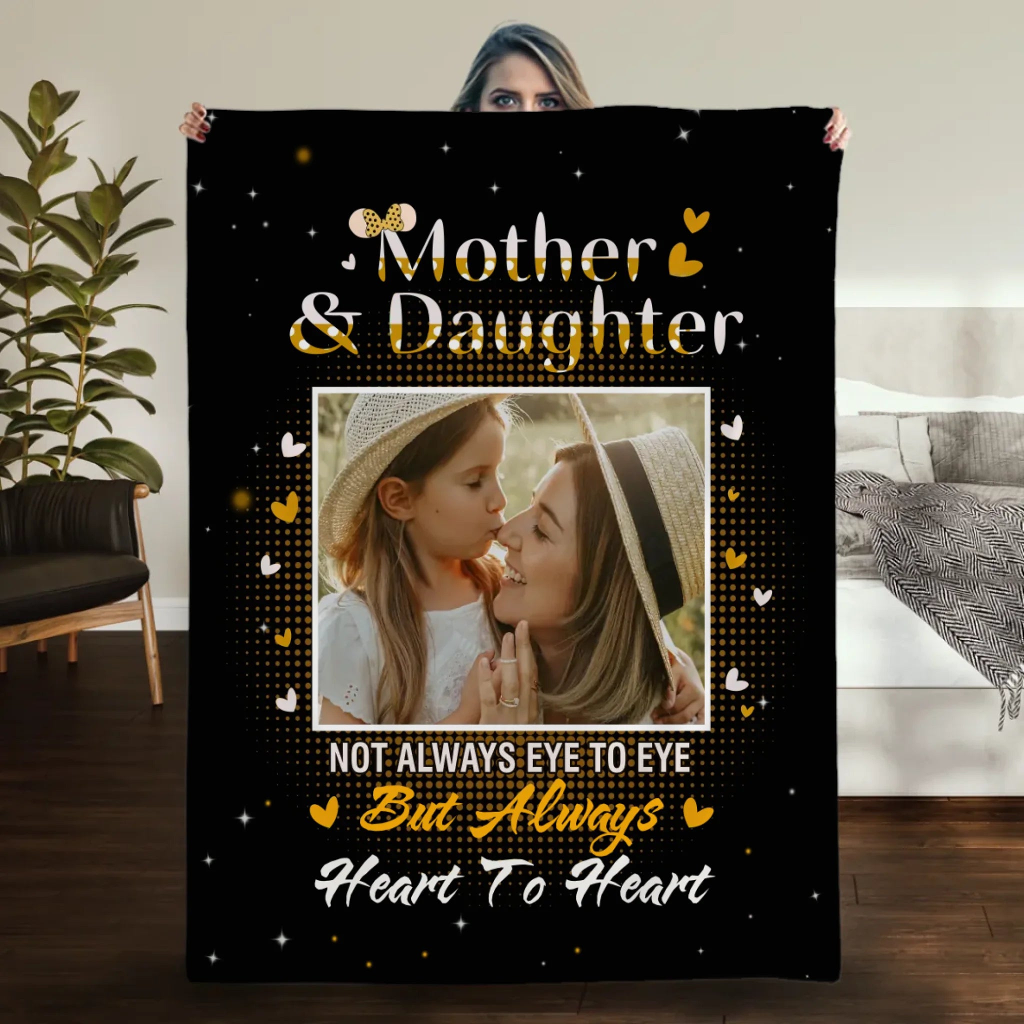 Personalized Blanket – For the Unbreakable Mother-Daughter Bond - 89Prints