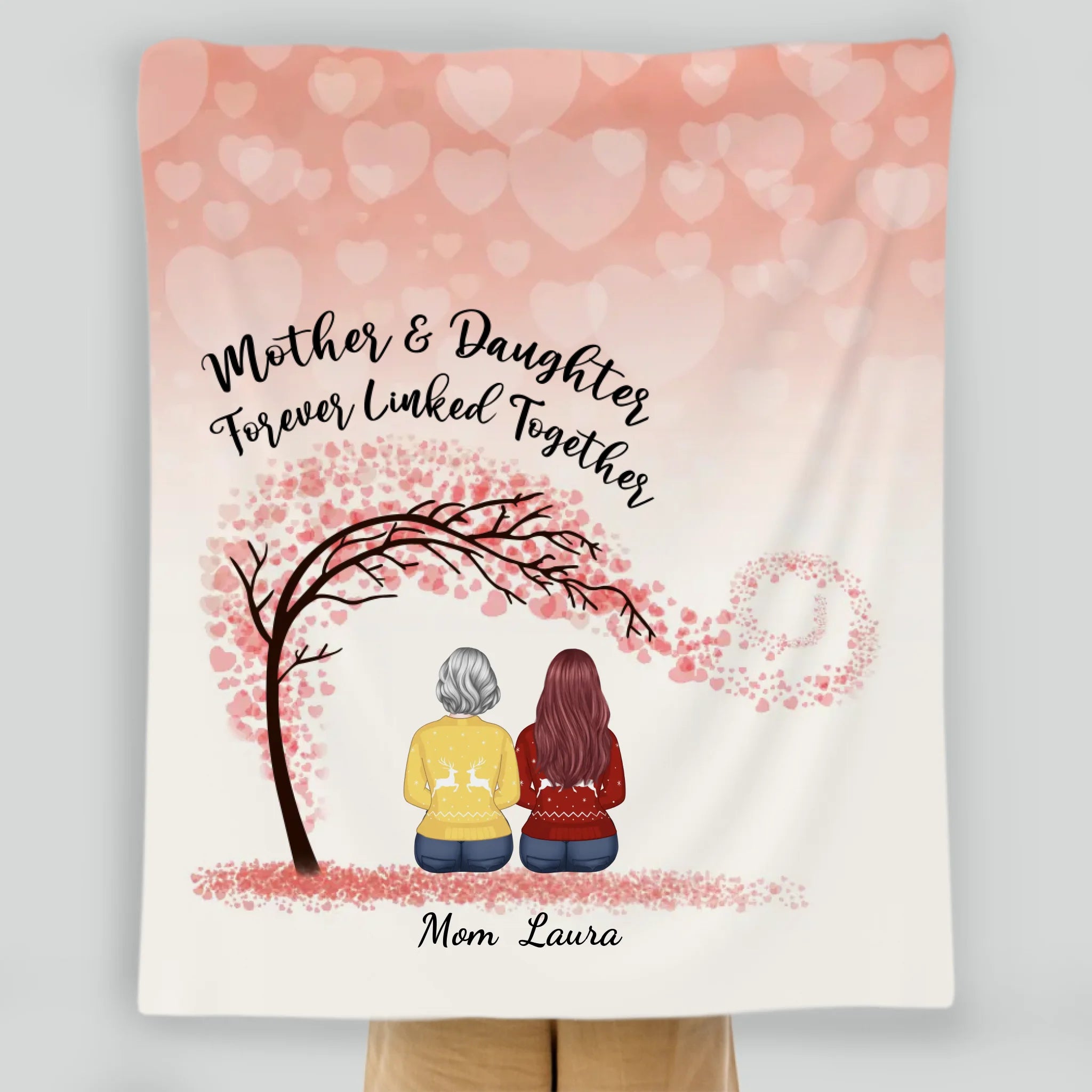 Personalized Blanket – A Piece of Home from Daughter to Mom - 89Prints