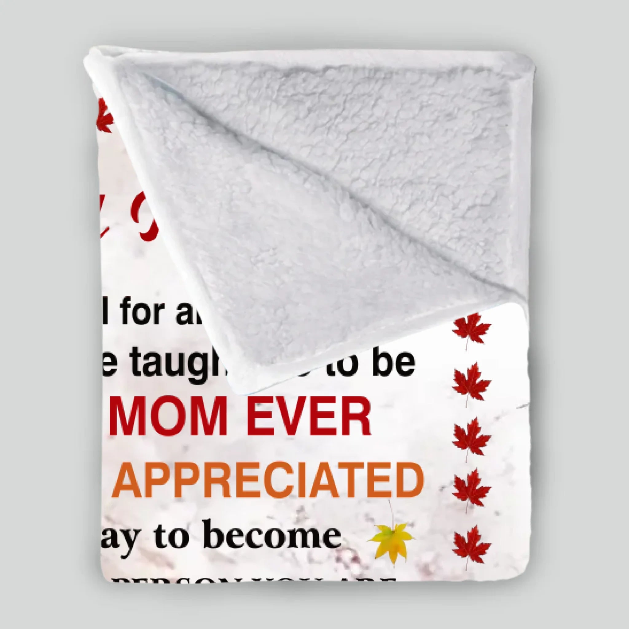 Personalized Blanket – Customizable with Photo and Name to My Mom - 89Prints