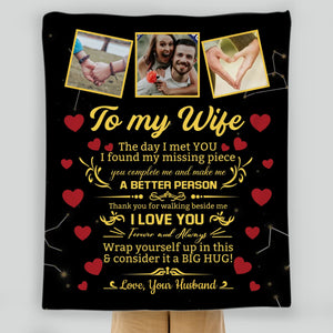 Personalized Blanket for Wife – A Warm Reminder of Forever Love - 89Prints