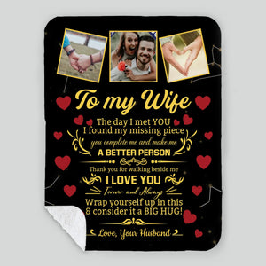 Personalized Blanket for Wife – A Warm Reminder of Forever Love - 89Prints