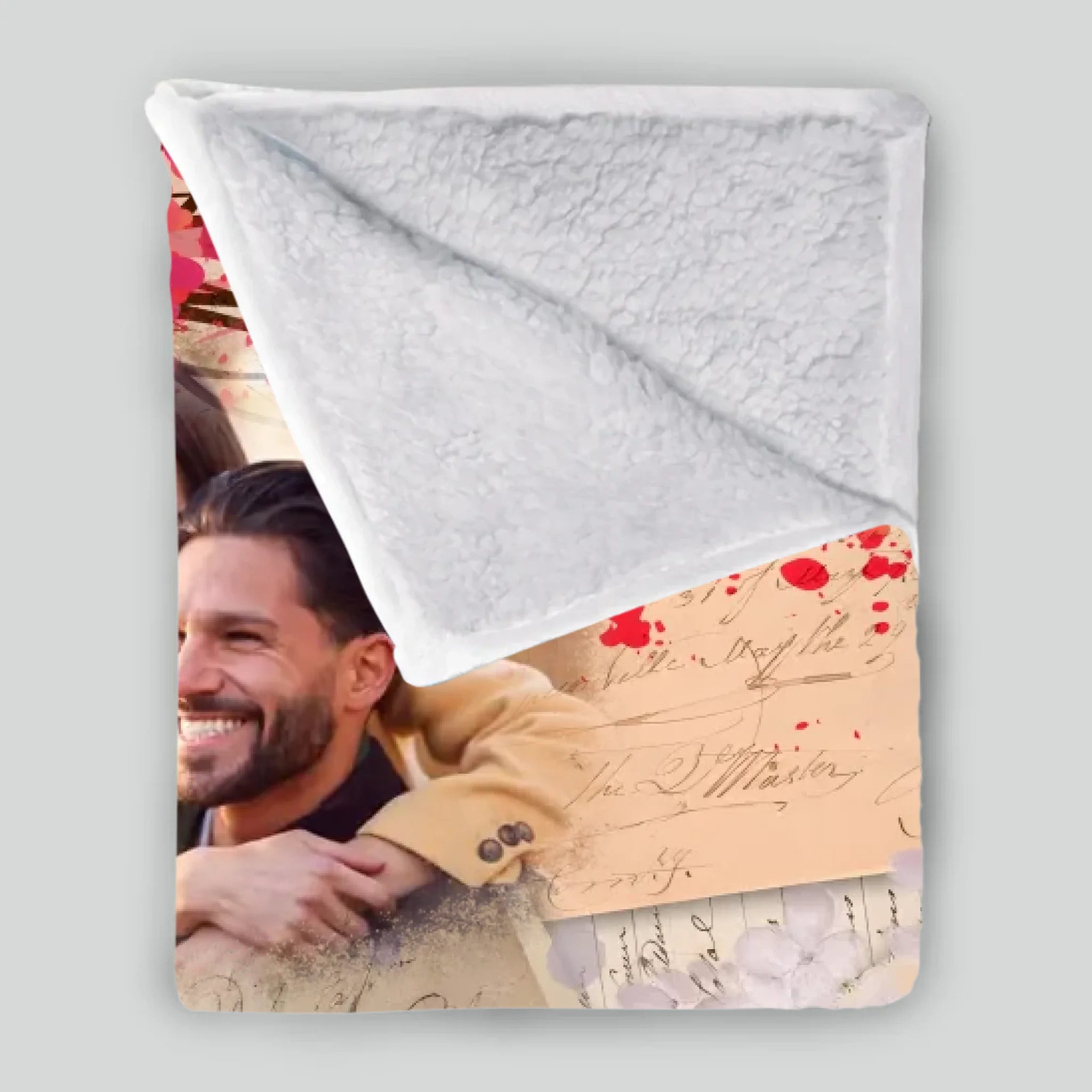 Personalized Husband & Wife Blanket – Where Love Lives Forever - 89Prints
