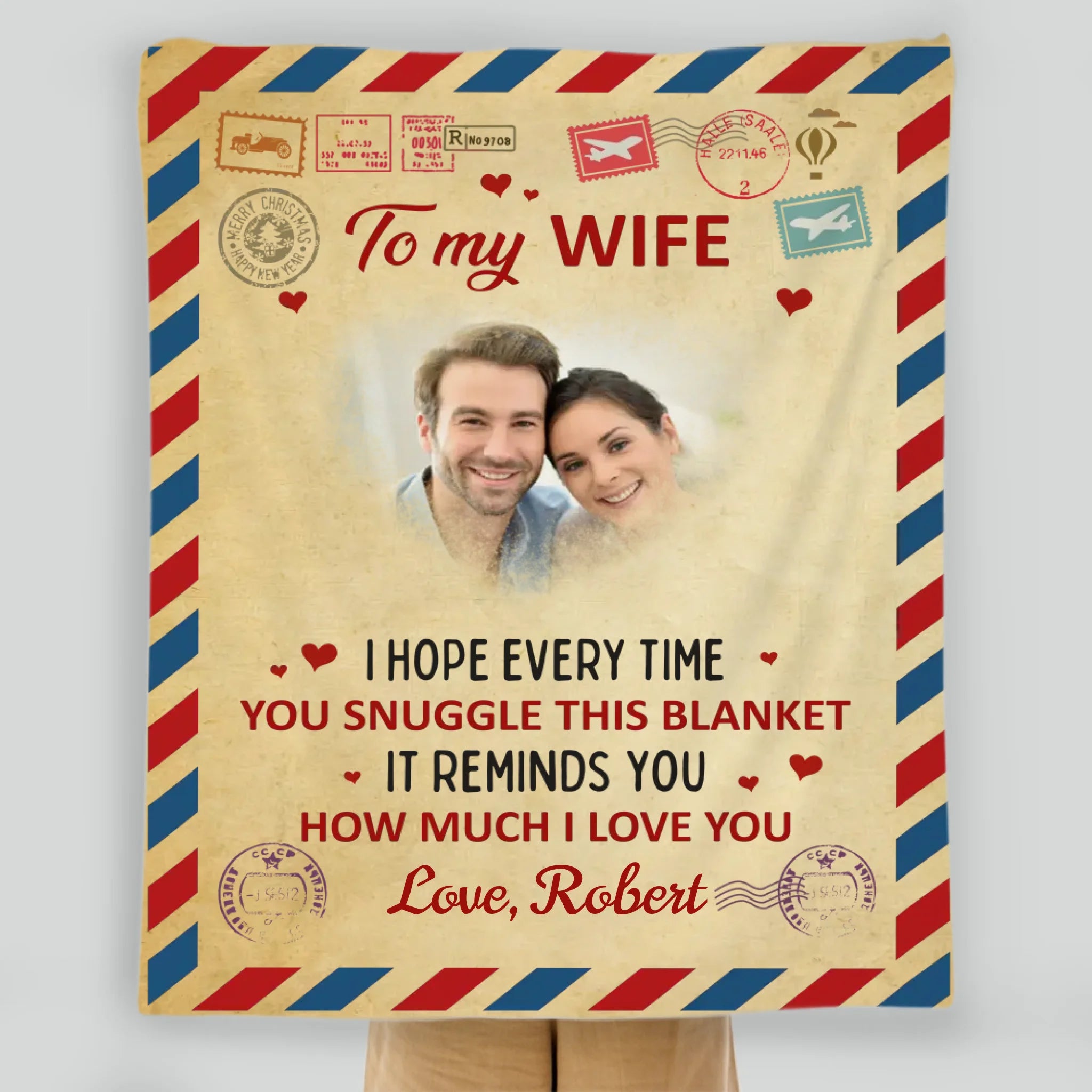 Personalized Blanket for Wife – A Cozy Gift Wrapped in Love - 89Prints