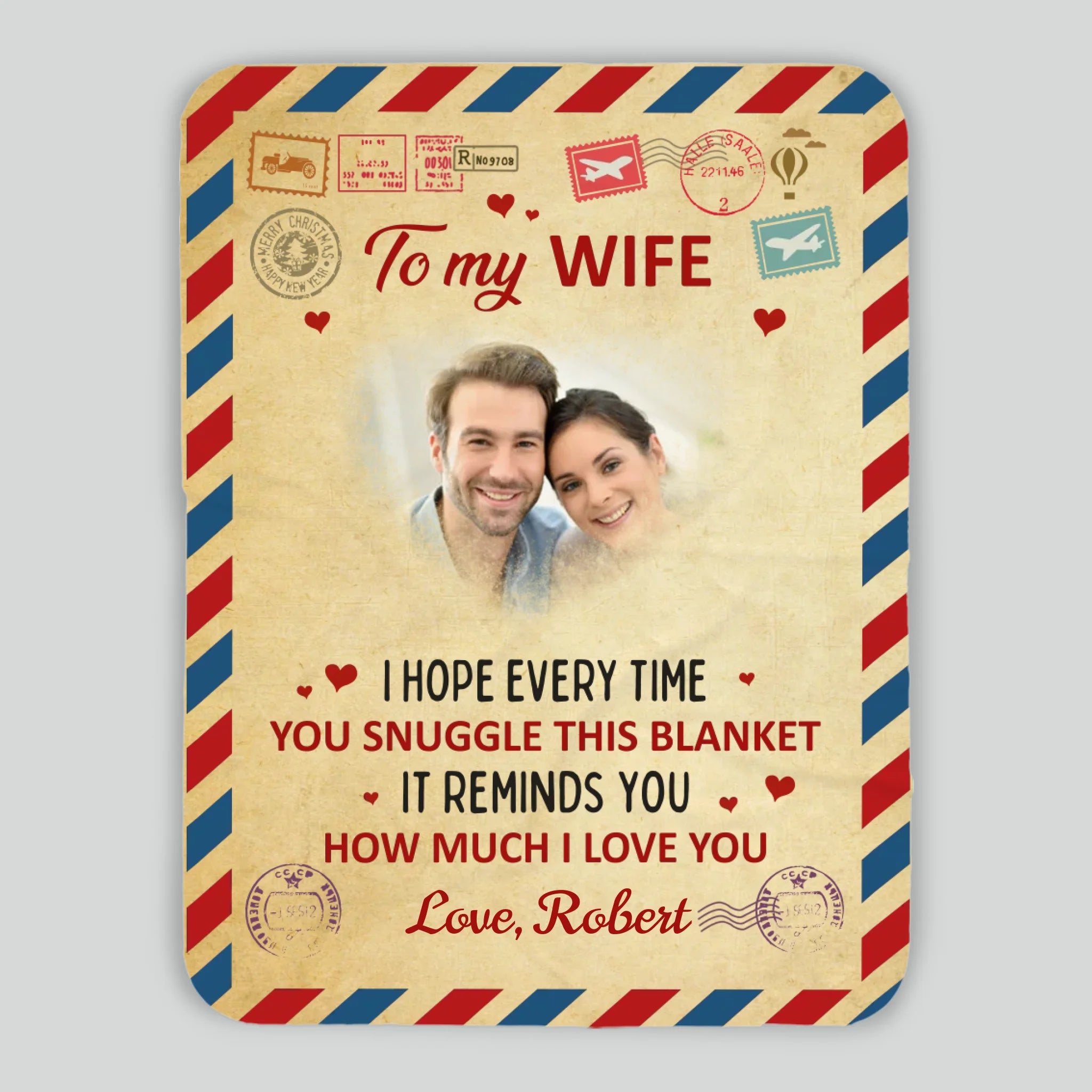 Personalized Blanket for Wife – A Cozy Gift Wrapped in Love - 89Prints