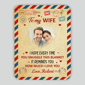 Personalized Blanket for Wife – A Cozy Gift Wrapped in Love - 89Prints