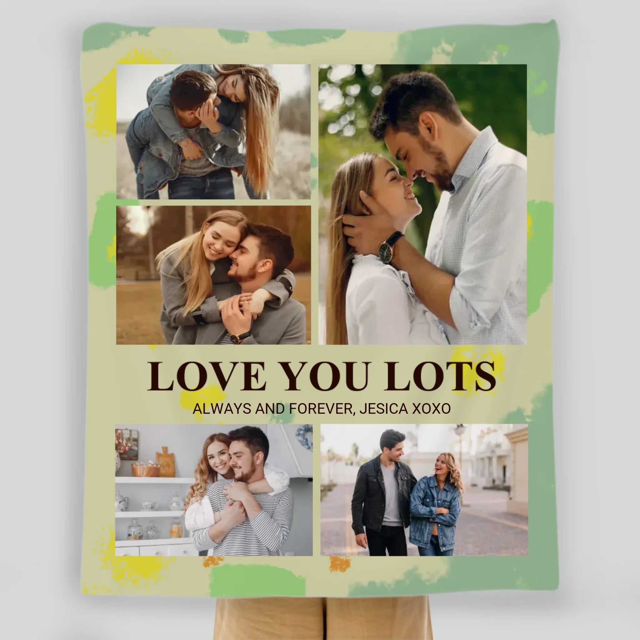 Personalized Husband & Wife Blanket – Love You Lots, Forever and Always - 89Prints