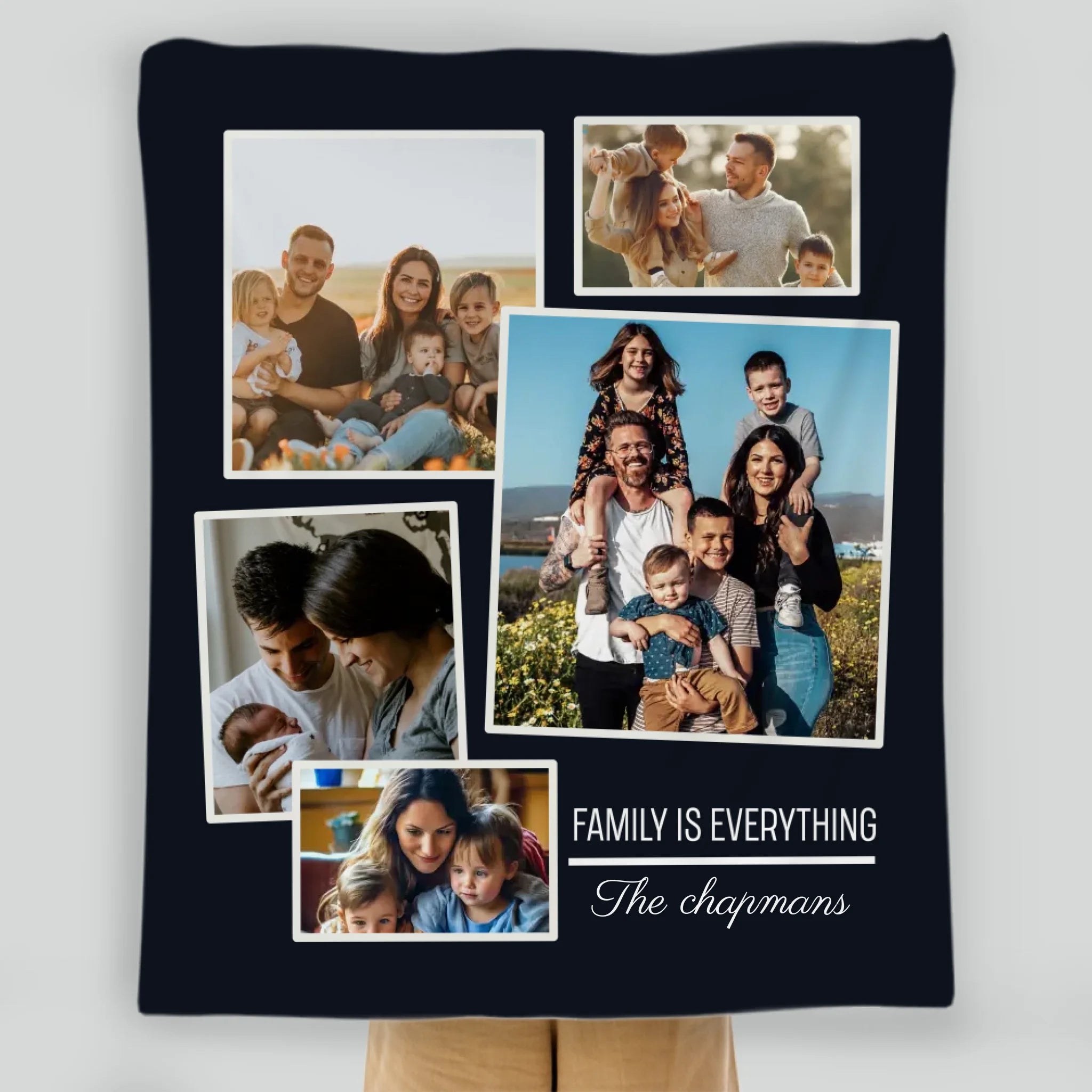 Personalized Husband and Wife Blanket – Family Is Everything - 89Prints
