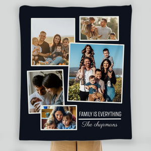 Personalized Husband and Wife Blanket – Family Is Everything - 89Prints