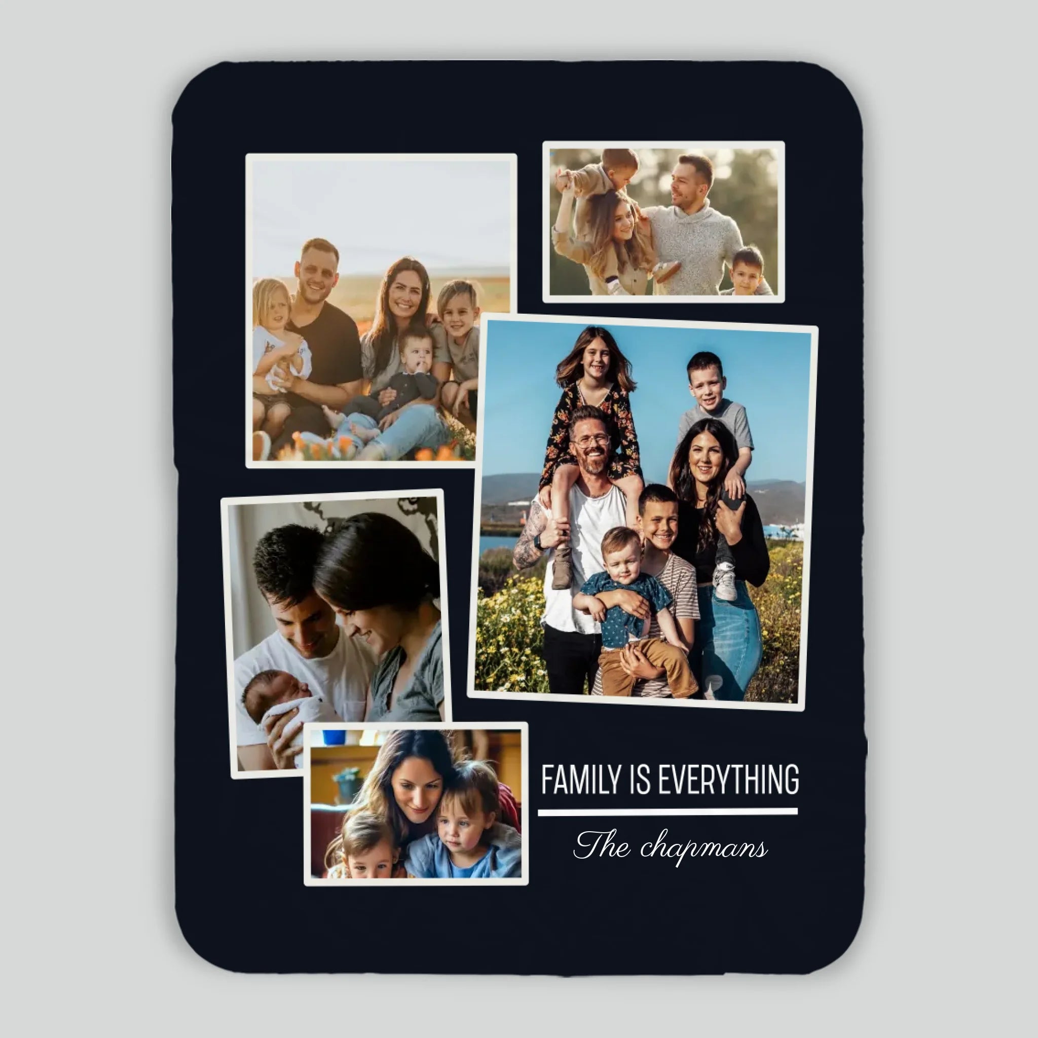 Personalized Husband and Wife Blanket – Family Is Everything - 89Prints