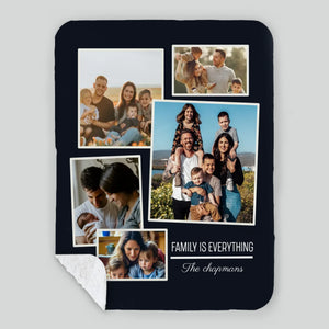 Personalized Husband and Wife Blanket – Family Is Everything - 89Prints