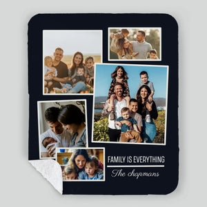 Personalized Husband and Wife Blanket – Family Is Everything - 89Prints