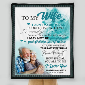 To My Wife – Custom Blanket with Your Name & Loving Message - 89Prints