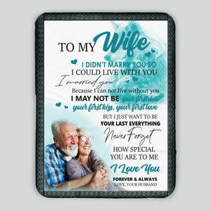 To My Wife – Custom Blanket with Your Name & Loving Message - 89Prints