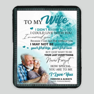 To My Wife – Custom Blanket with Your Name & Loving Message - 89Prints
