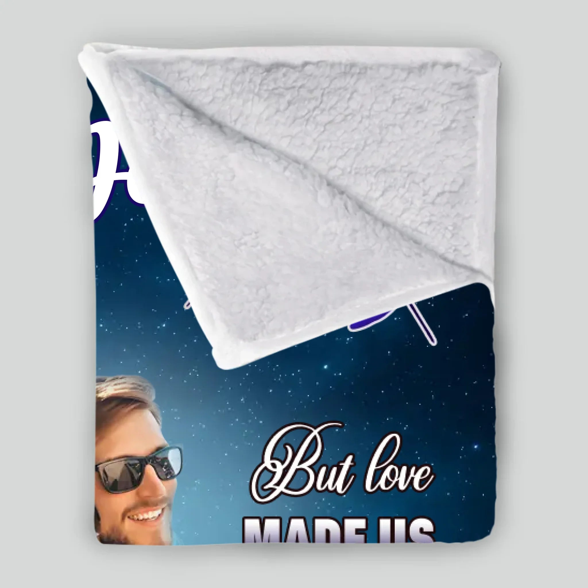 To My Beloved Wife – Personalized Blanket with Name & Message - 89Prints