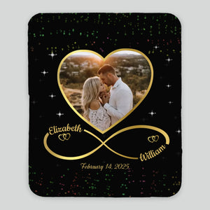 Personalized Blanket for Husband and Wife – Wrapped in Love & Memories - 89Prints