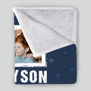 Personalized Blanket for Son – Carry My Love Wherever You Go - 89Prints