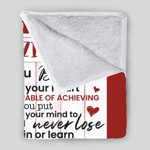 Personalized Blanket – To My Amazing Son with Photo - 89Prints