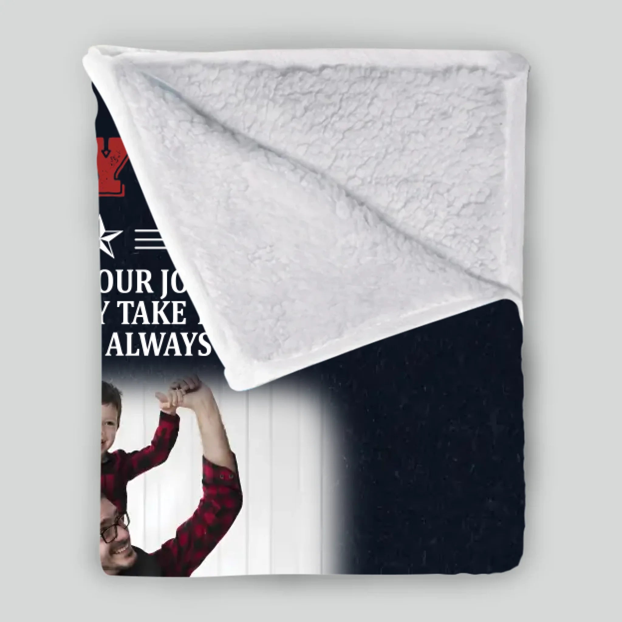 To My Son Blanket – Heartfelt Gift from Dad for Any Occasion - 89Prints