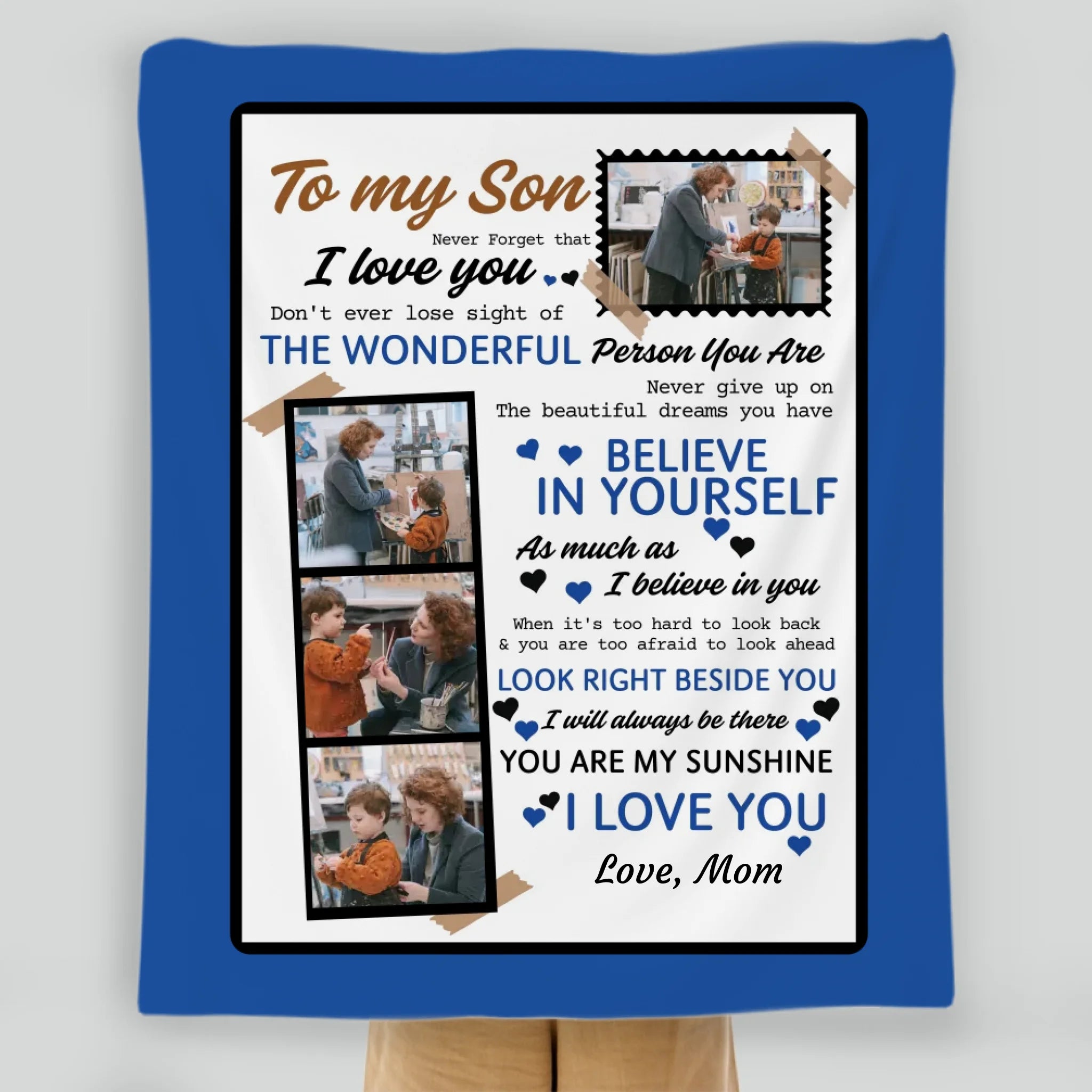 Personalized To My Son Blanket – More Than Just Warmth - 89Prints