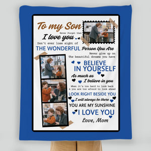 Personalized To My Son Blanket – More Than Just Warmth - 89Prints